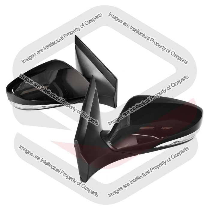 Pair LH+RH Electric Door Mirror 6 Pins For Hyundai Accent RB Series 2011~2019