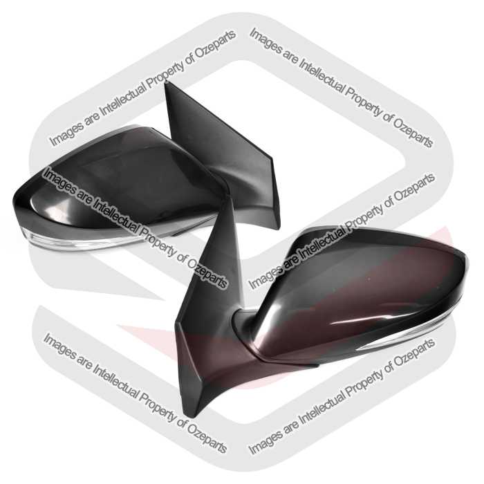 Pair LH+RH Electric Door Mirror (6 Pin w/ Heat) For Hyundai Elantra 2011~2013