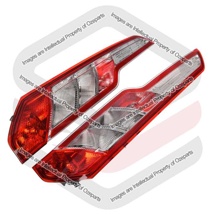 TYC Fits Ford Transit Custom Van VN Series 2012~On | Taillights Tail Lights Rear Lamps | Pair of LH Left Hand (Passenger) + RH Right Hand (Driver)