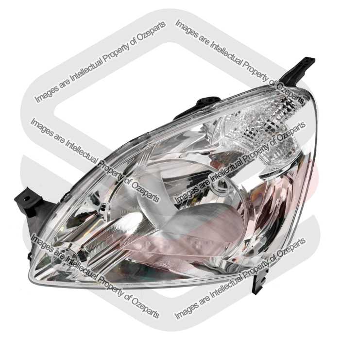 TYC Fits Honda CRV CR-V RD Series 3 SUV 2001~2004 | Headlight Head Light Front Lamp (Clear Indicator Lens) | LH LHS Left Hand (Passenger Side)
