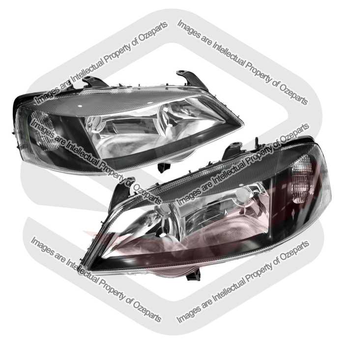 Head Light (Black) (SET LH+RH)