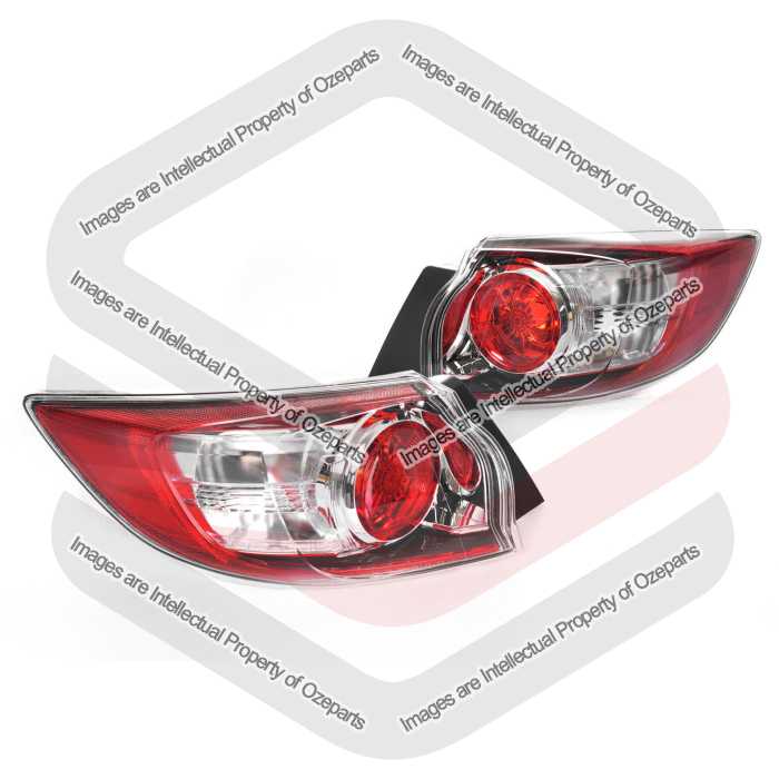 Set / Pair LH+RH Tail Light Lamp For Mazda 3 BL 2009~2013 5D Hatch Neo Maxx