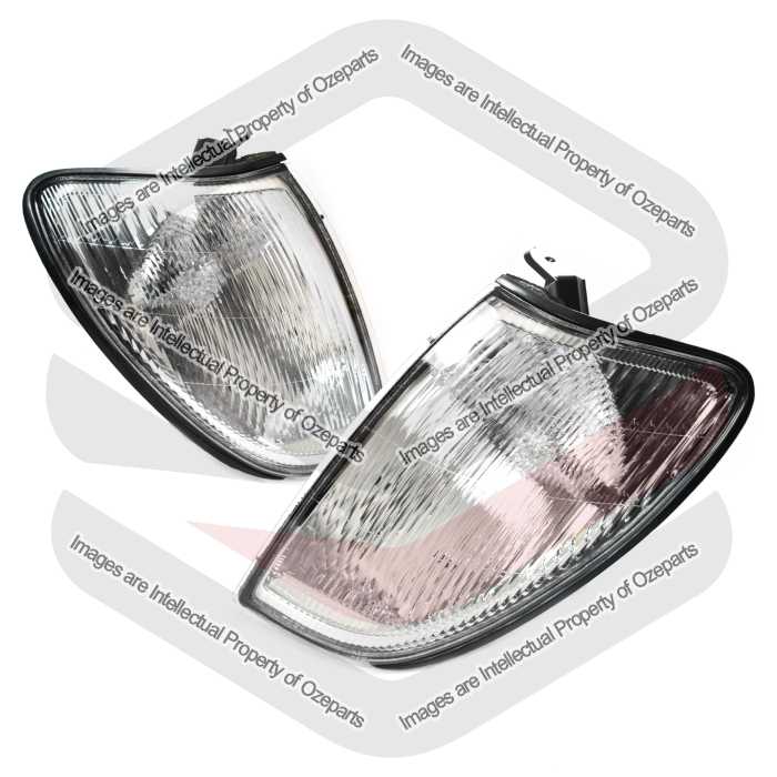 Set / Pair LH+RH Indicator Corner Light For Toyota Landcruiser 100 Series 98~05