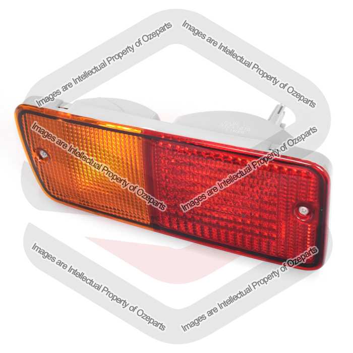 TYC Fits Ford Maverick 1988~1993 / Nissan Patrol GQ GU Y61 1991~2010 | Rear Bumper Bar Lamp Tail Light | LH LHS Left Hand (Passenger Side)