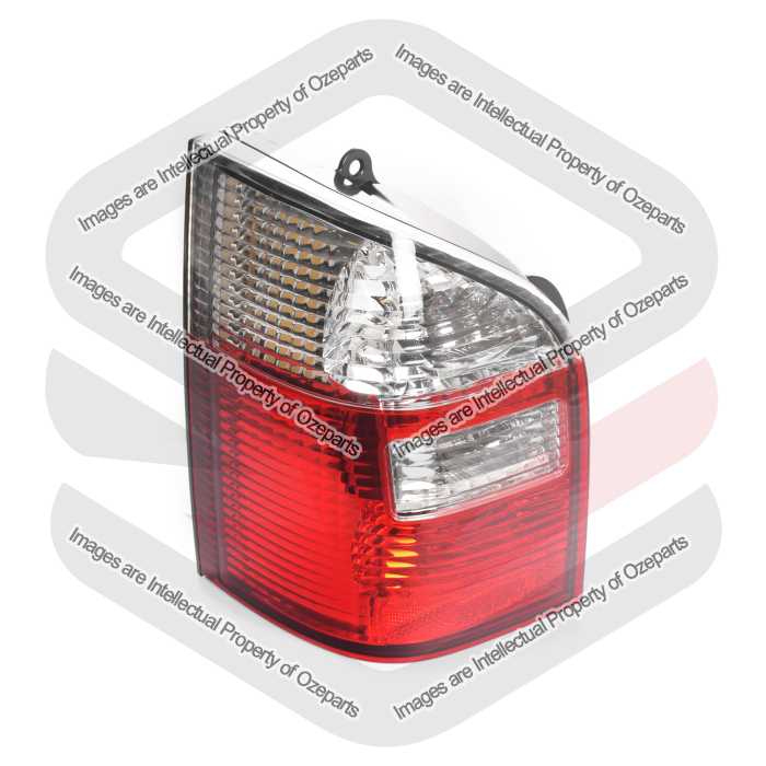 TYC Fits Ford Falcon Fairmont Wagon AU BA BF 2000~2010 | Taillight Tail Light Rear Lamp (Clear Top) | LH LHS Left Hand (Passenger Side)