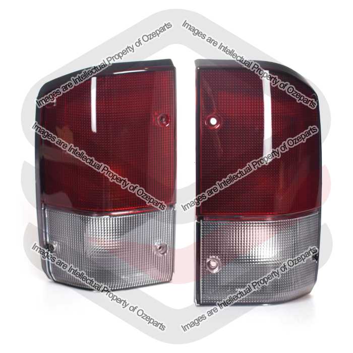 TYC Fits Nissan Patrol Y60 GQ Wagon 1991~1999 | Taillights Tail Lights Rear Lamps (OE Type) | Pair of LH LHS Left Hand +  RH RHS Right Hand