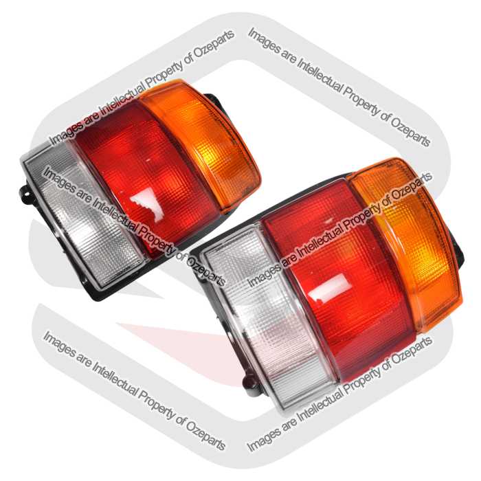 Pair LH+RH Tail Light (Non Smokey) For Holden Commodore VN VG VP VR VS Ute Wagon
