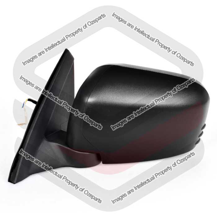 LH Left Electric Door Mirror Black For Mitsubishi Triton Ute MN ML 2006~2015
