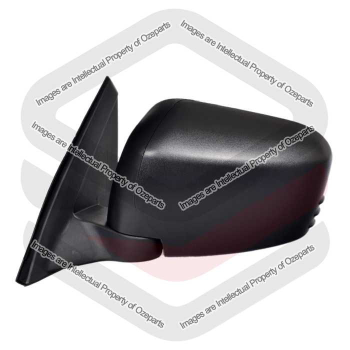 LH LHS Left Hand Manual Door Mirror Black For Mitsubishi Challenger PB 2009~2013