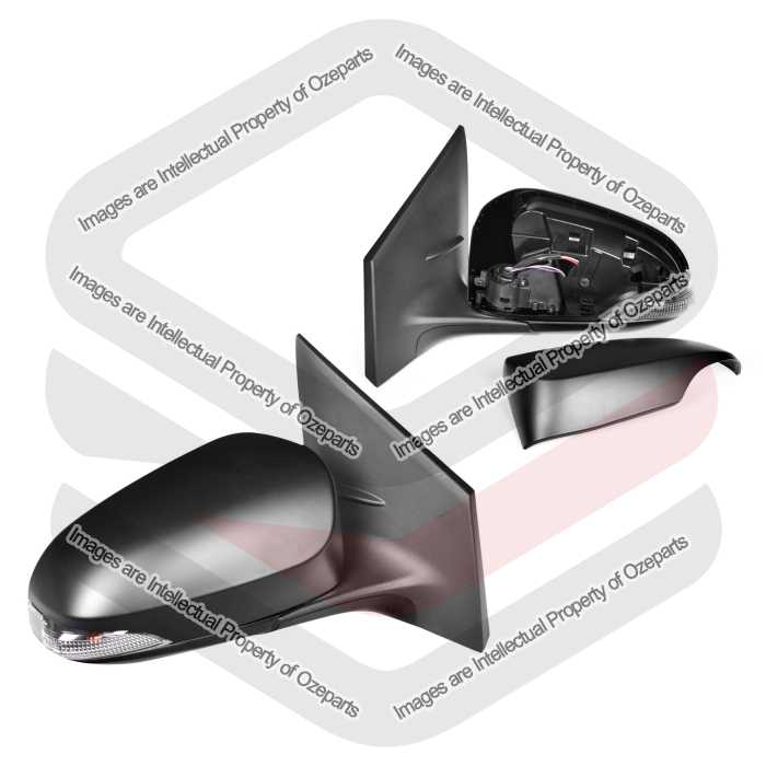 Pair LH+RH Electric Door Mirror For Toyota Corolla ZRE182 Hatch 12~18 5 Pins