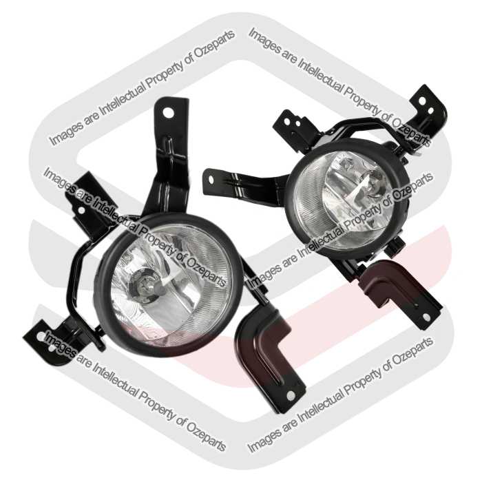 Ozepart Fits Honda CRV CR-V RE Series 1 2007~2010 | Foglights Fog Lights Spot Driving Lamps | Pair of LH Left (Passenger) + RH Right (Driver)