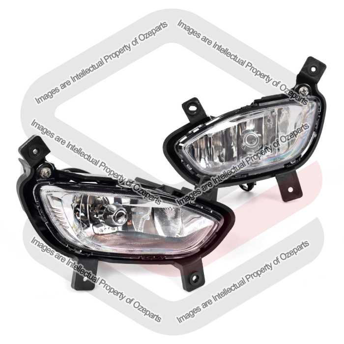 GENUINE Pair LH+RH Fog Light Spot driving Lamp For KIA RIO Sedan UB s1 2011~2014