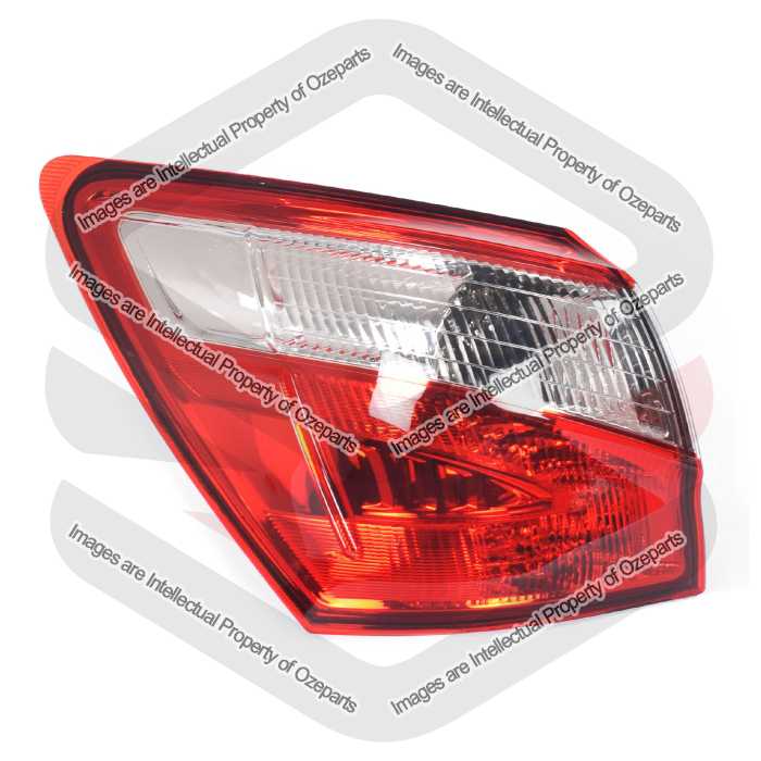 TYC Fits Nissan Dualis 5 & 7 Seater J10 Series 2 2010~2014 | Tail Light Rear Lamp (LED) | LH LHS Left Hand (Passenger Side)