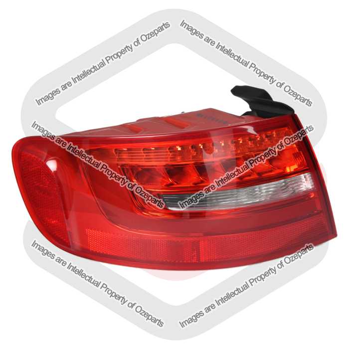 DEPO Fits Audi A4 S4 RS4 B8 Series 2 Avant 2012~2016 Wagon & Allroad | Taillight Tail Light Rear Lamp (LED) | LH LHS Left Hand (Passenger Side)
