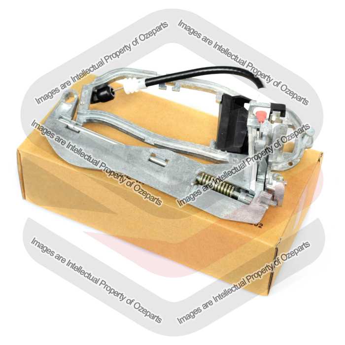 Ozeparts Fits BMW X5 E53 2000~2007 | REAR Door Handle Outer Carrier with Cable | LH LHS Left Hand (Passenger Side)