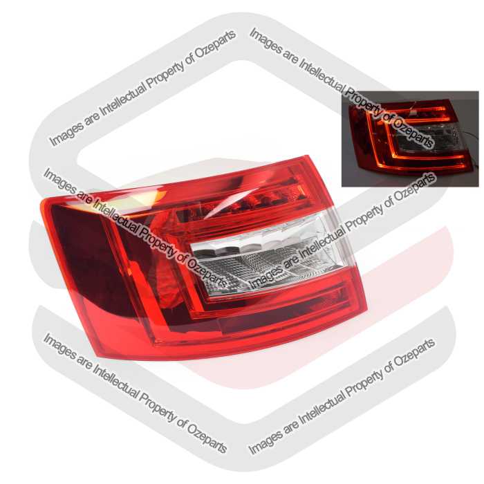 LH Left Tail Light Rear Lamp (2 C LED) For SKODA Octavia DE Ser 1 13~17 Hatch