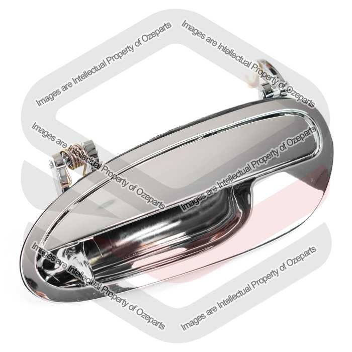 FRONT or REAR LH Left Outer Door Handle Chrome For Holden Commodore VT VX VY VZ
