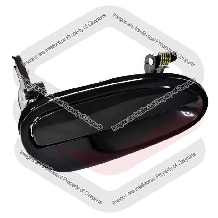 REAR RH Right Hand Outer Door Handle Black For Holden Commodore VT VX VY VZ