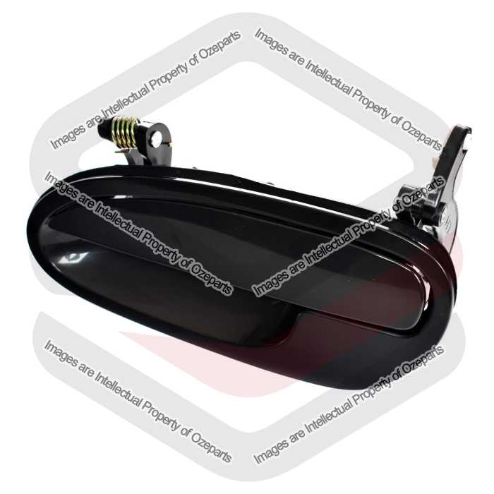 FRONT or REAR LH Left Outer Door Handle Black For Holden Commodore VT VX VY VZ