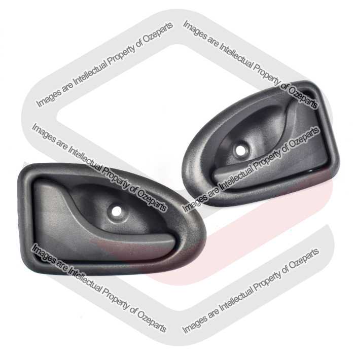 Door Handle Inner Front (Black Texture) (SET LH+RH)