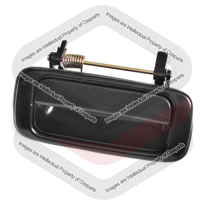 REAR LH Left OUTER Door Handle For Toyota Landcruiser 80 Series 90~98 Black