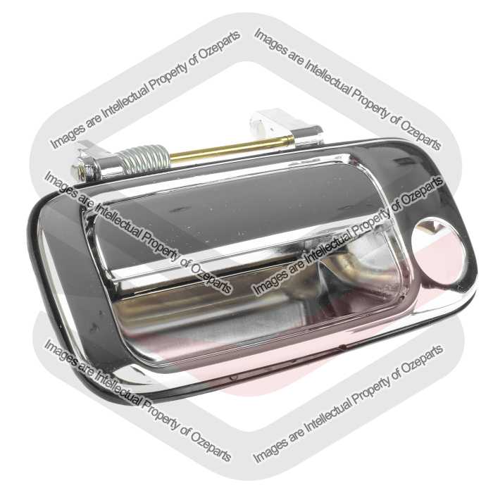 FRONT LH Left OUTER Door Handle For Toyota Landcruiser 80 Series 90~98 Chrome