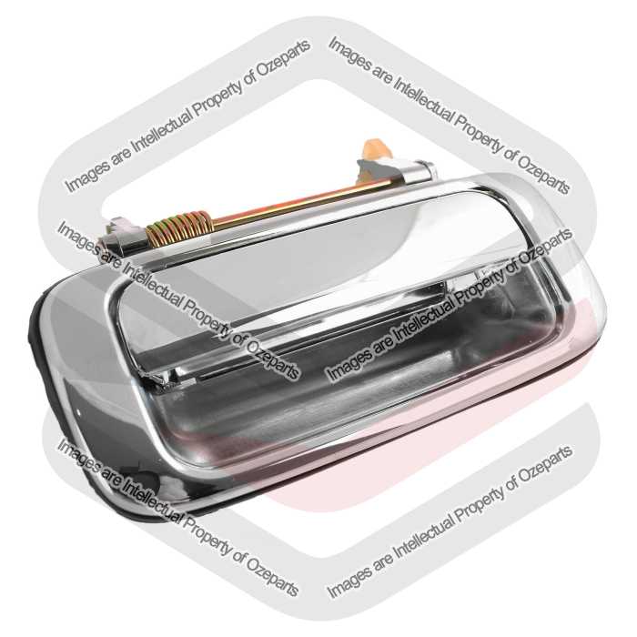 REAR LH Left OUTER Door Handle For Toyota Landcruiser 80 Series 90~98 Chrome
