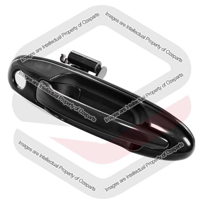 FRONT RH Right Outer Door Handle For Toyota Landcruiser 100 Series 98~07 Black