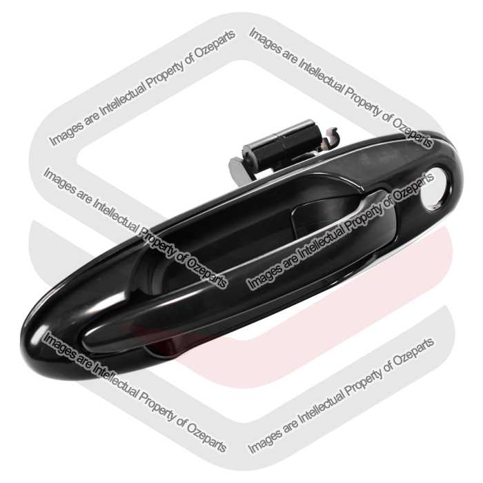 FRONT LH Left Outer Door Handle For Toyota Landcruiser 100 Series 98~07 Black