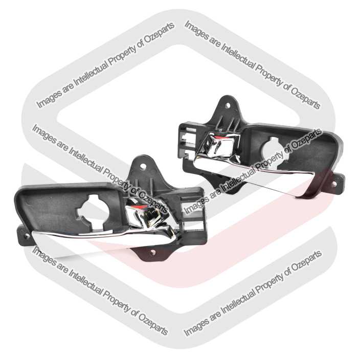 Set / Pair LH+RH FRONT Inner Door Handle Chrome For Hyundai I30 FD 2007~2012