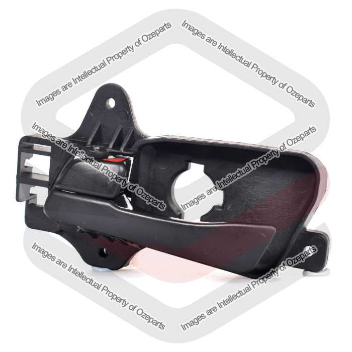 FRONT LH LHS Left Hand Inner Door Handle Black For Hyundai I30 FD 2007~2012