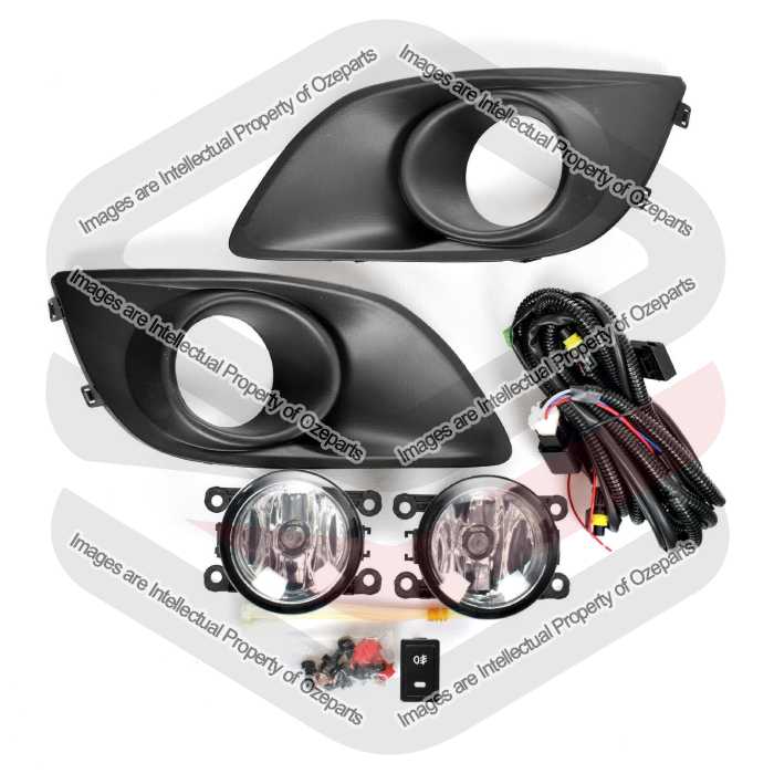 Full Set Fog Light Spot Driving Lamp KIT For Suzuki Swift Standard 2010~2013 FZC
