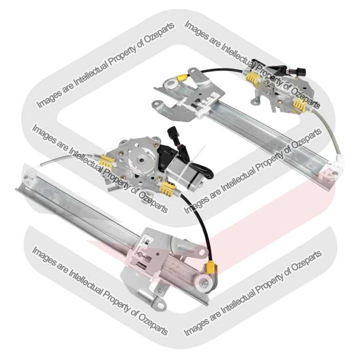 Door Window Regulator Rear (Electric With 2 Pin Motor) (SET LH+RH)