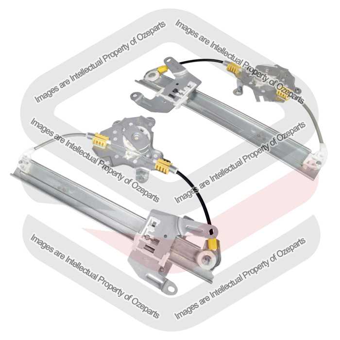 Door Window Regulator Rear (Electric No Motor) (SET LH+RH)