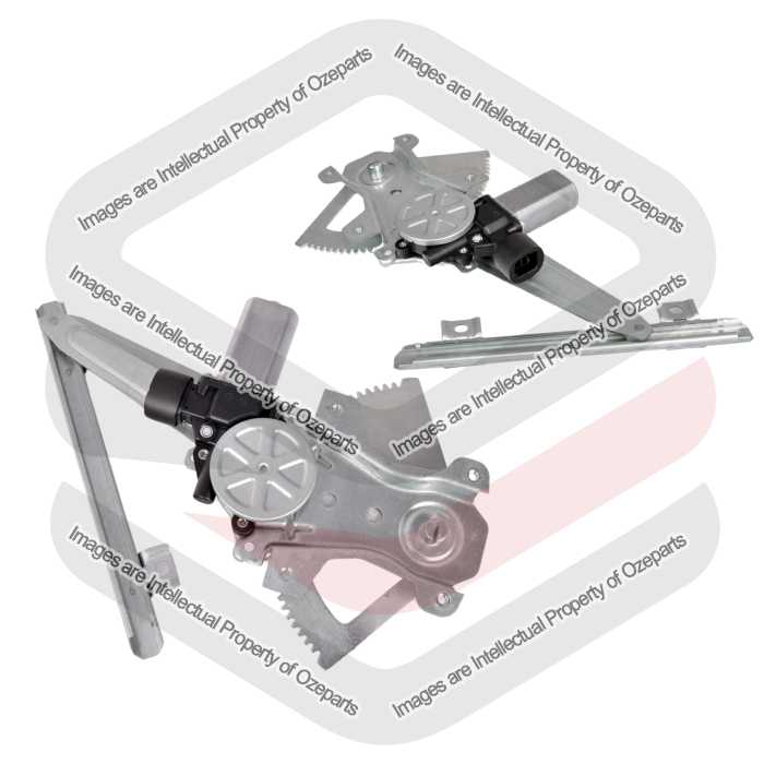 REAR Pair LH+RH Window Regulator +Motor For Mitsubishi Outlander ZG ZH 2006~2012