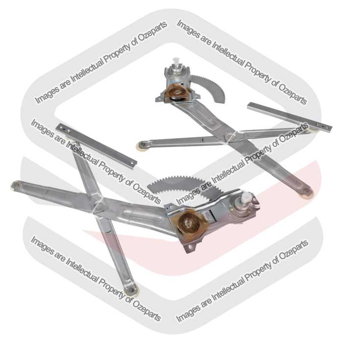 Pair LH+RH Manual Door Window Regulator For Mitsubishi Express L300 1986~2003