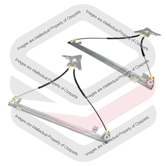 Door Window Regulator Front (Electric No Motor)