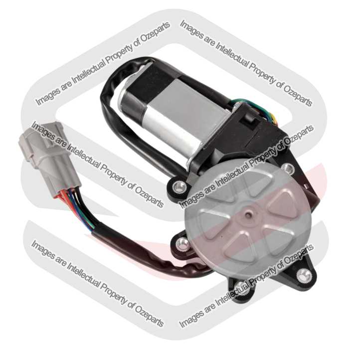 Ozeparts Fits Nissan XTrail T30 2001~2007 / Navara D40 Ute Vin MNT 2005~2015 | FRONT Electric Door Window Regulator Lift Motor (6Pins) | LH Left Hand
