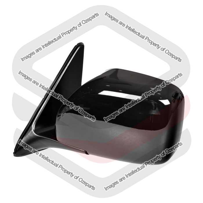 LH LHS Left Manual Door Mirror Black For Toyota Landcruiser 100 Series 98~07