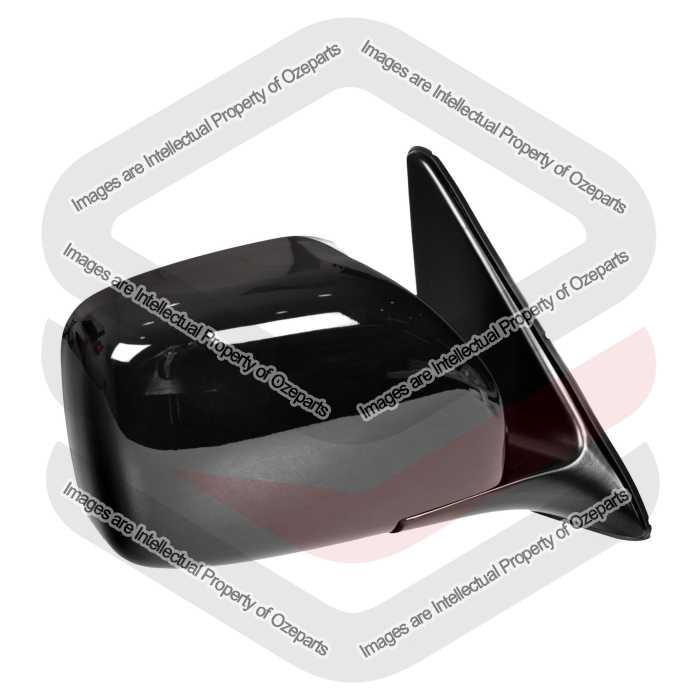 RH RHS Right Manual Door Mirror Black For Toyota Landcruiser 100 Series 98~07