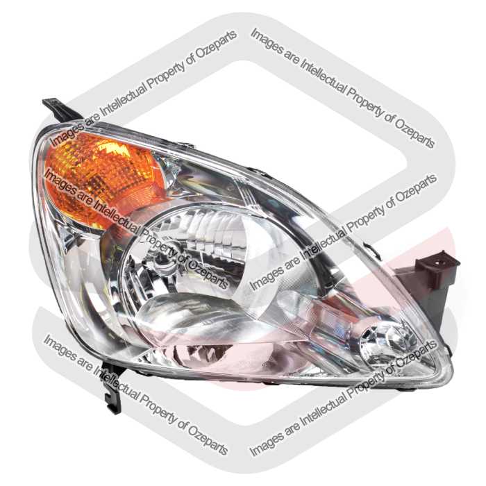 TYC Fits Honda CRV CR-V RD Series 3 SUV 2001~2004 | Headlight Head Light Front Lamp (Amber Indicator Lens) | RH RHS Right Hand (Driver Side)