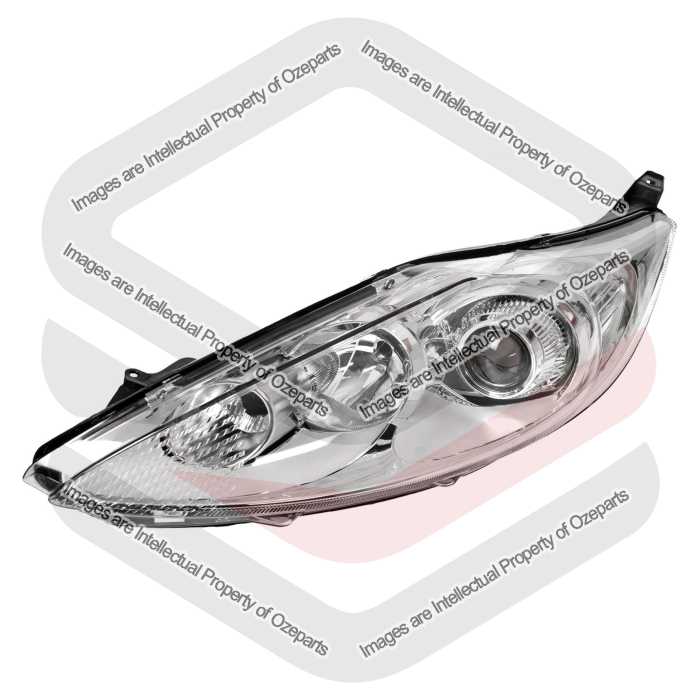 Head Light AM (Chrome, With Projector) - ZETEC / Metal