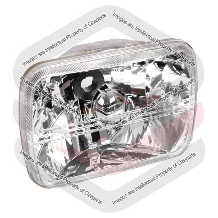 1 x Crystal Clear Head Light Front Lamp Plastic Lens For Holden Rodeo 1988~2003