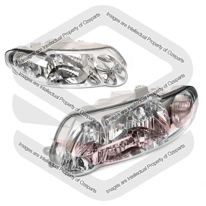 Head Lamp AM (Chrome) - Acclaim / Executive / S (SET LH+RH)