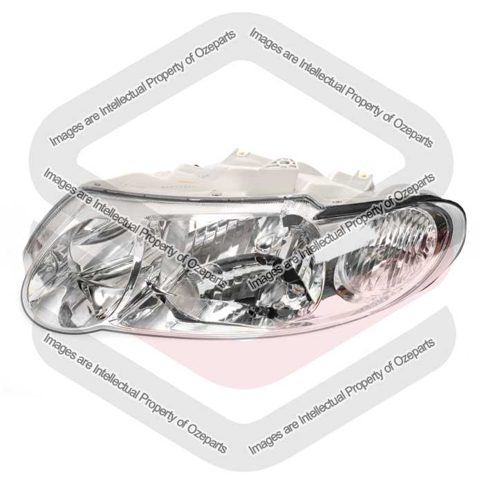 LH LHS Left Head Light Halogen Chrome Tear Drop For Holden Commodore VX VU