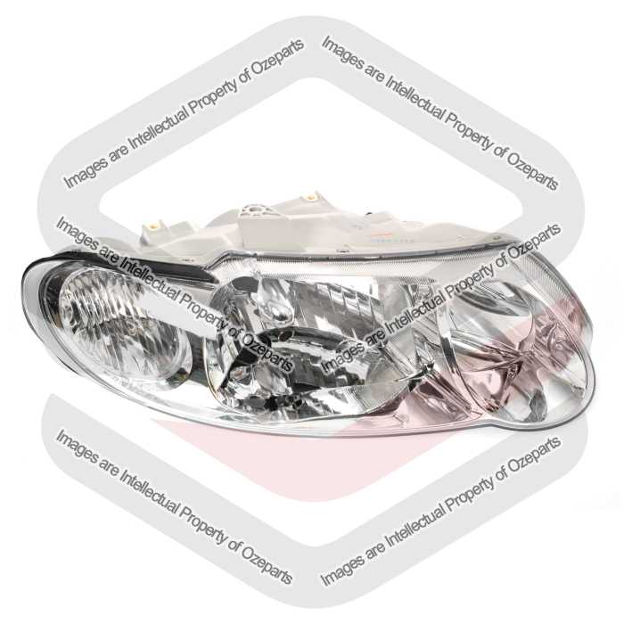 RH RHS Right Head Light Halogen Chrome Tear Drop For Holden Commodore VX VU