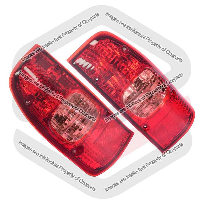 Set / Pair LH+RH Tail Light Lamp For Mazda Bravo B Series UN Ute 2002~2006
