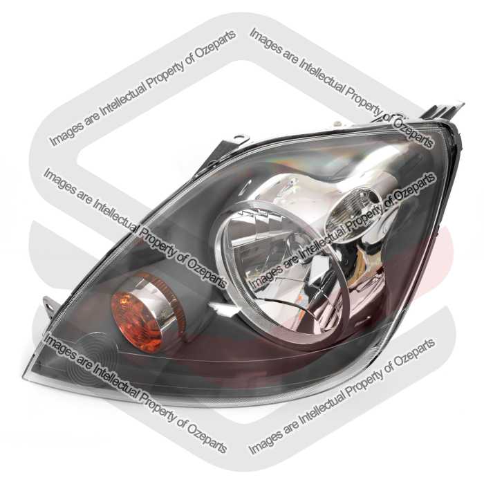 TYC Fits Ford Fiesta WQ 2005~2008 Vin WF0 Ghia LX Zetec XR4 | Headlight Head Light Front Lamp | LH LHS Left Hand (Passenger Side)