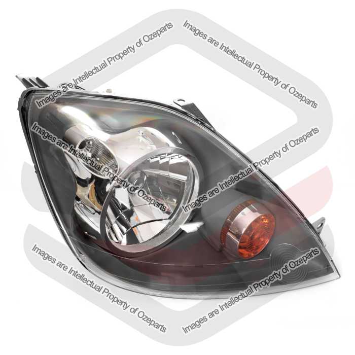 TYC Fits Ford Fiesta WQ 2005~2008 Vin WF0 Ghia LX Zetec XR4 | Headlight Head Light Front Lamp | RH RHS Right Hand (Driver Side)