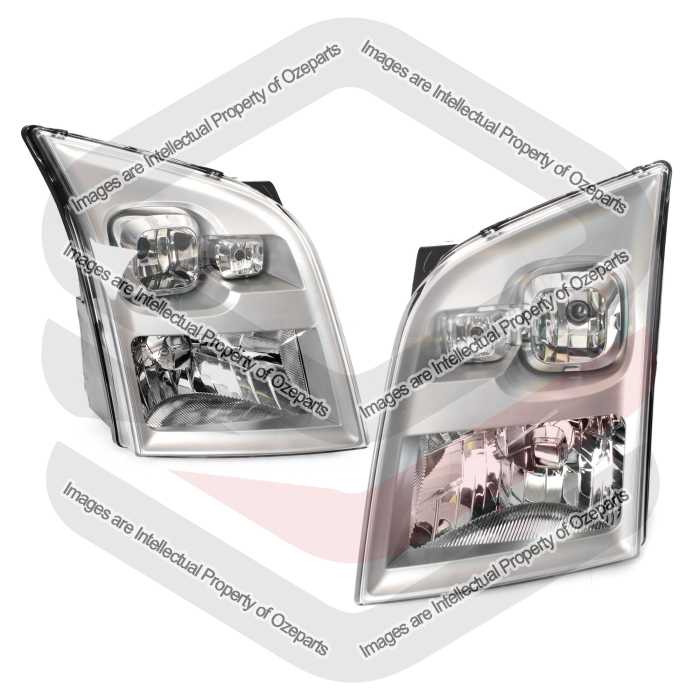 TYC Fits Ford Transit Van VM 2006~2013 | Headlights Head Lights Front Lamps | Pair of LH Left Hand (Passenger Side) + RH Right Hand (Driver Side)